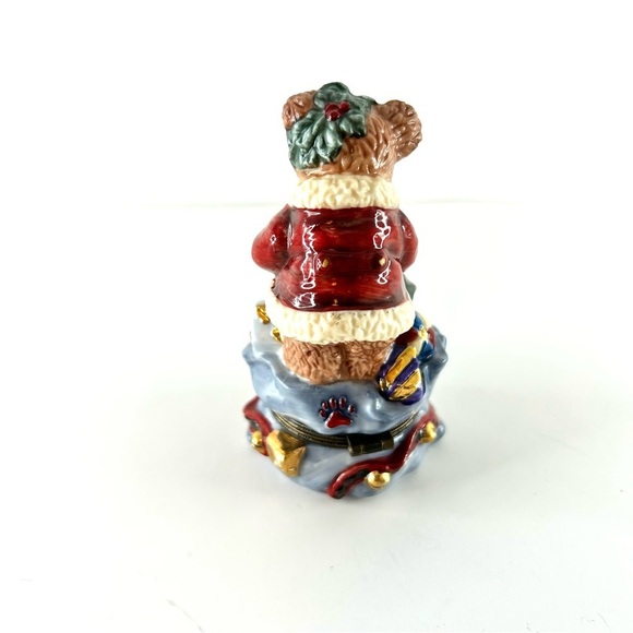 Vintage Boyds Bears Le Bearmoge Trinket Box Ceramic - Picture 6 of 9